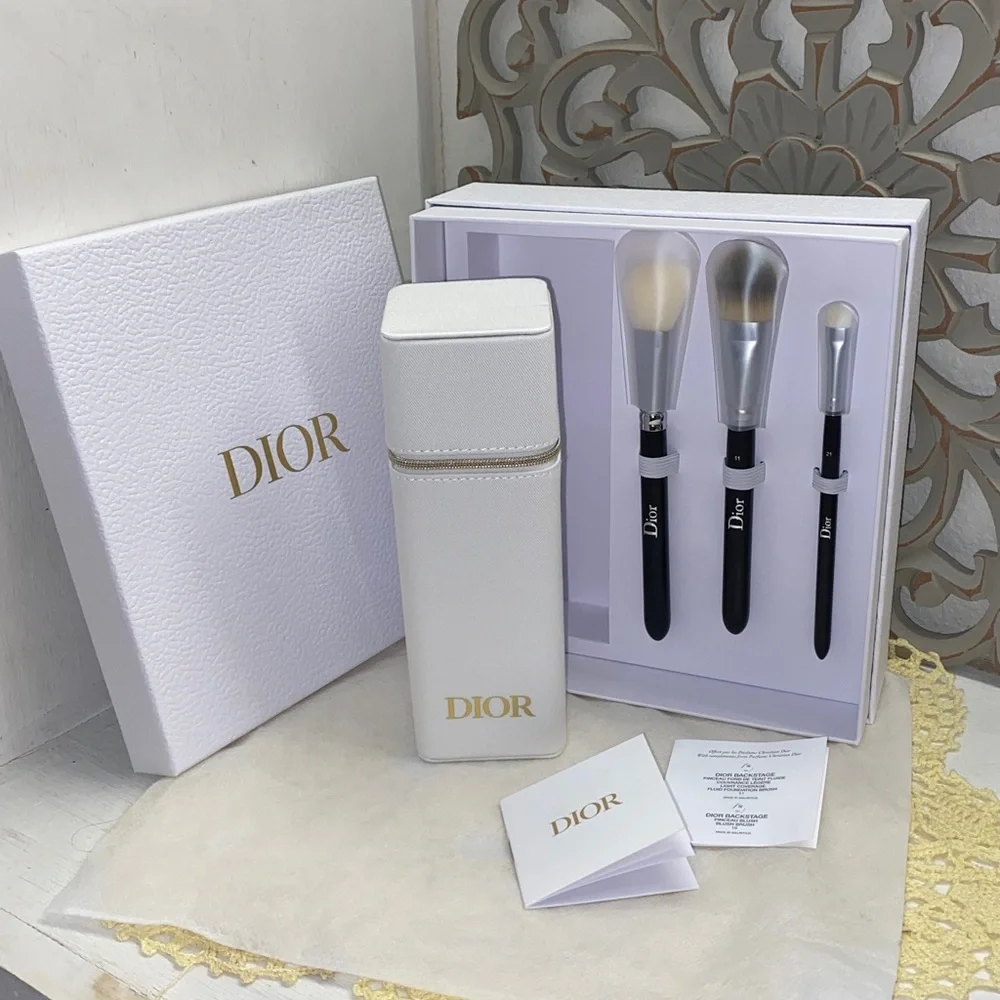 Dior Beauty Brush Set in Case-NIB